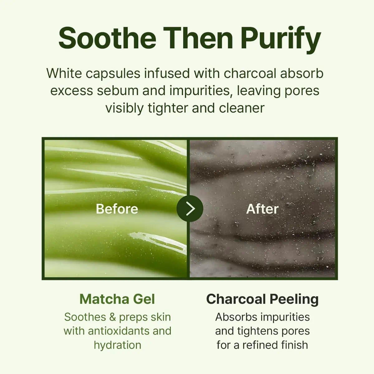 Centellian 24 Madeca Matcha Toning Peeling Gel 150ml – gentle rolling peeling gel that lifts dead skin and refines pores