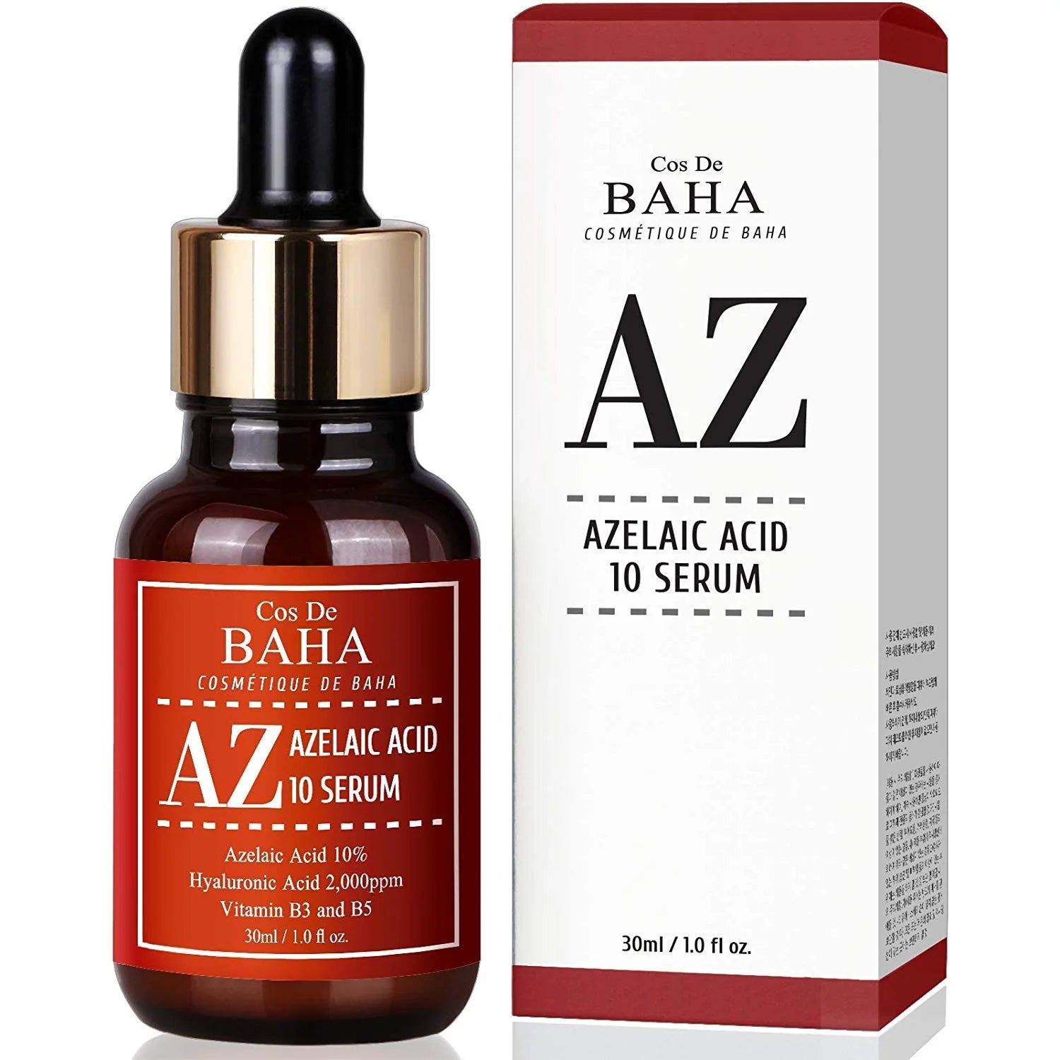 Cos De BAHA Azelaic Acid 10% Serum — azelaic acid formula