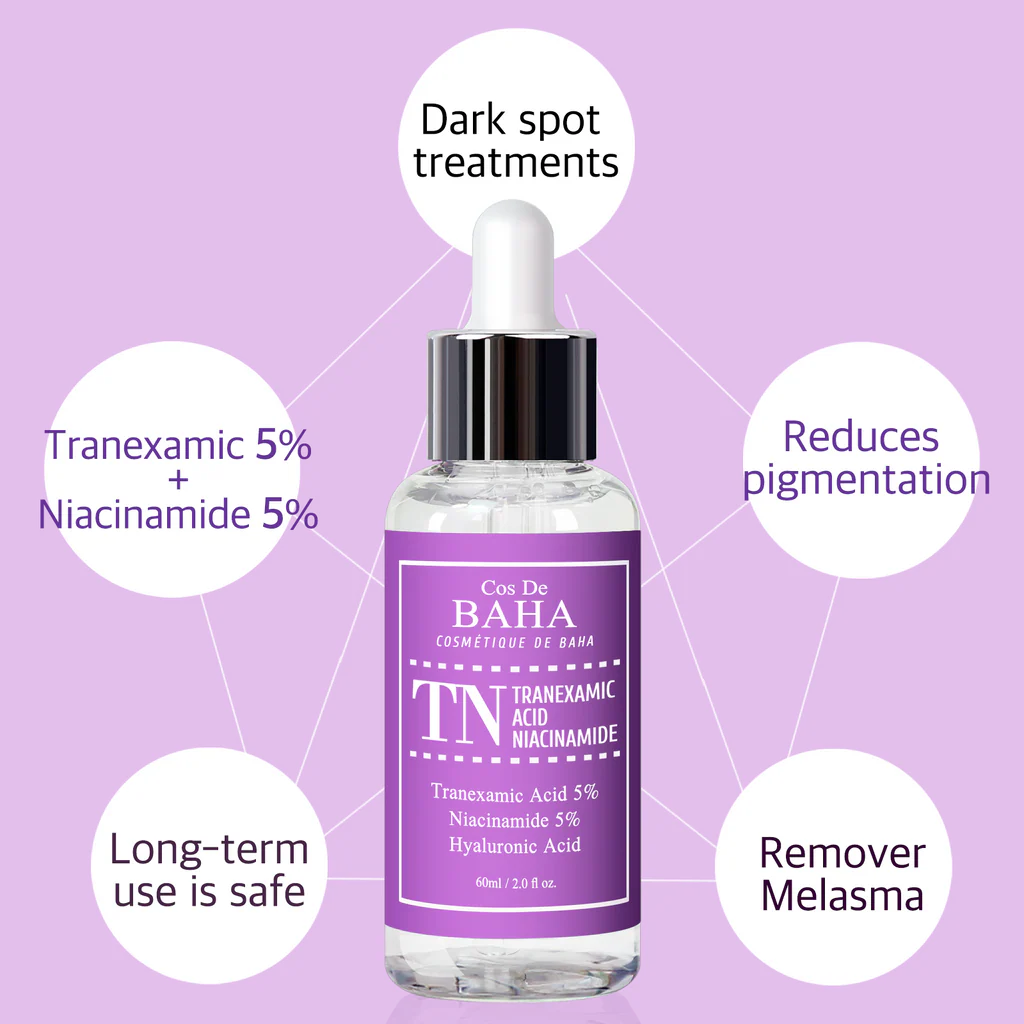 Cos De BAHA TN Tranexamic Acid Niacinamide Serum — how to use