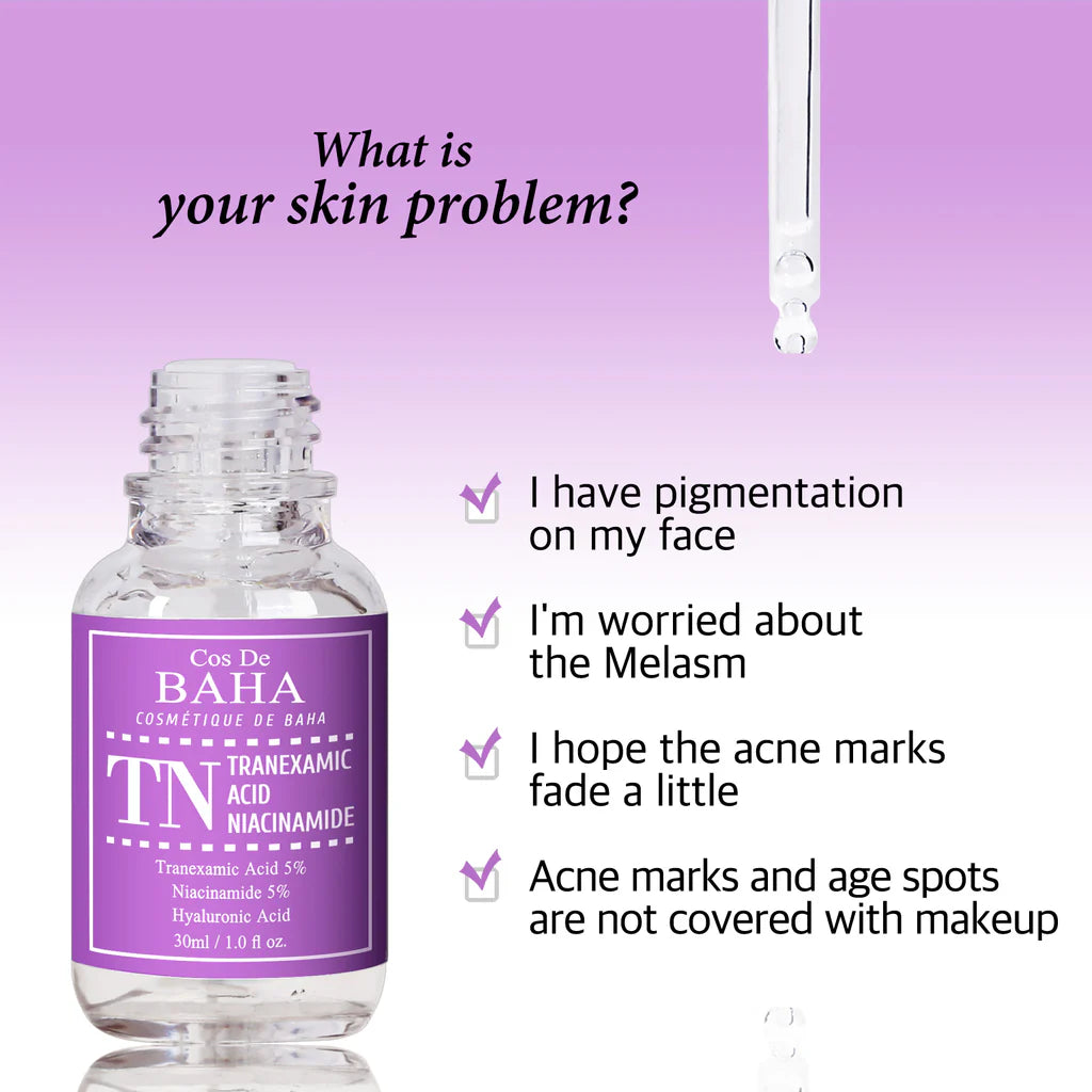 Cos De BAHA TN Tranexamic Acid Niacinamide Serum — tranexamic acid and niacinamide