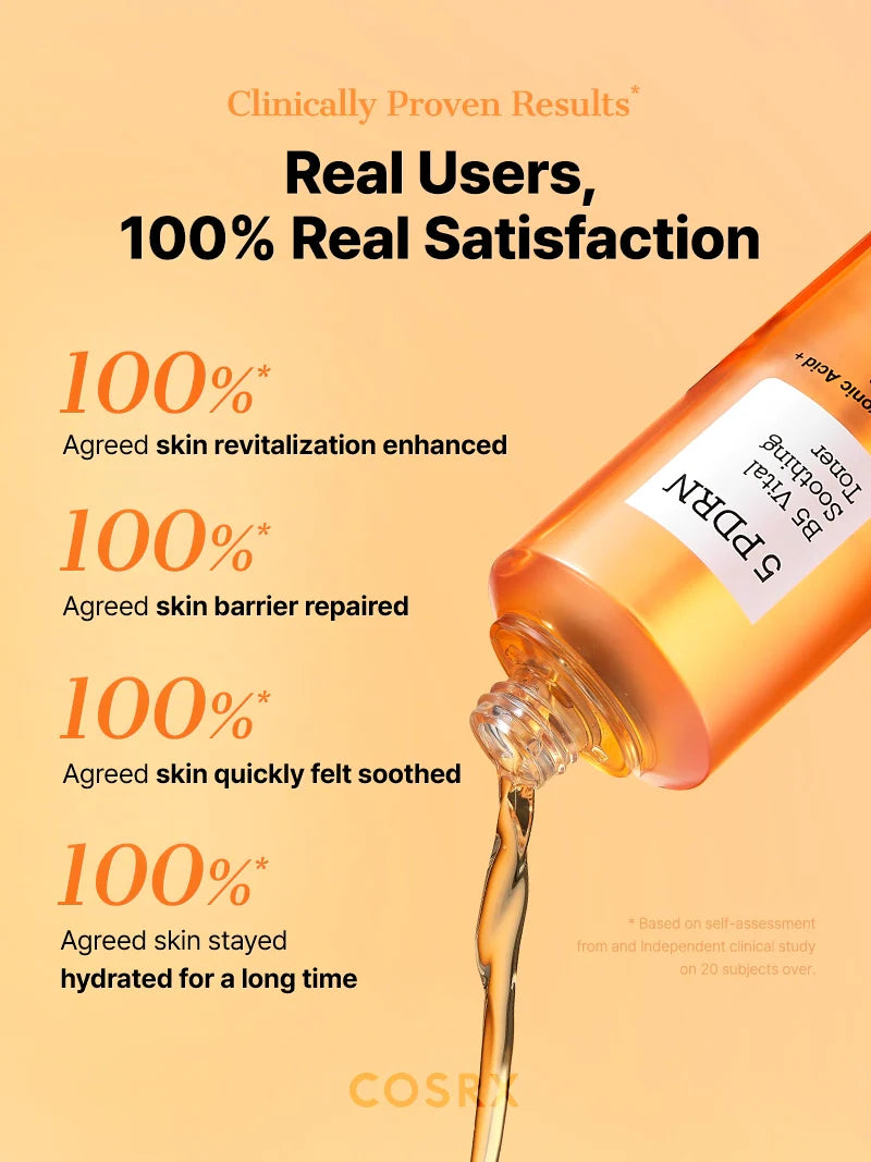 COSRX 5 PDRN B5 Vital Soothing Toner — helps strengthen the skin barrier