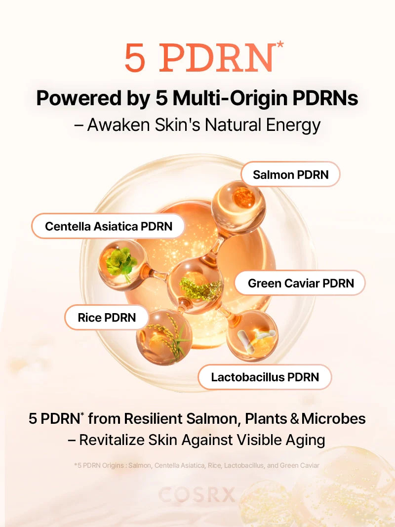 COSRX 5 PDRN Collagen Intense Vitalizing Serum — improves the look of skin elasticity