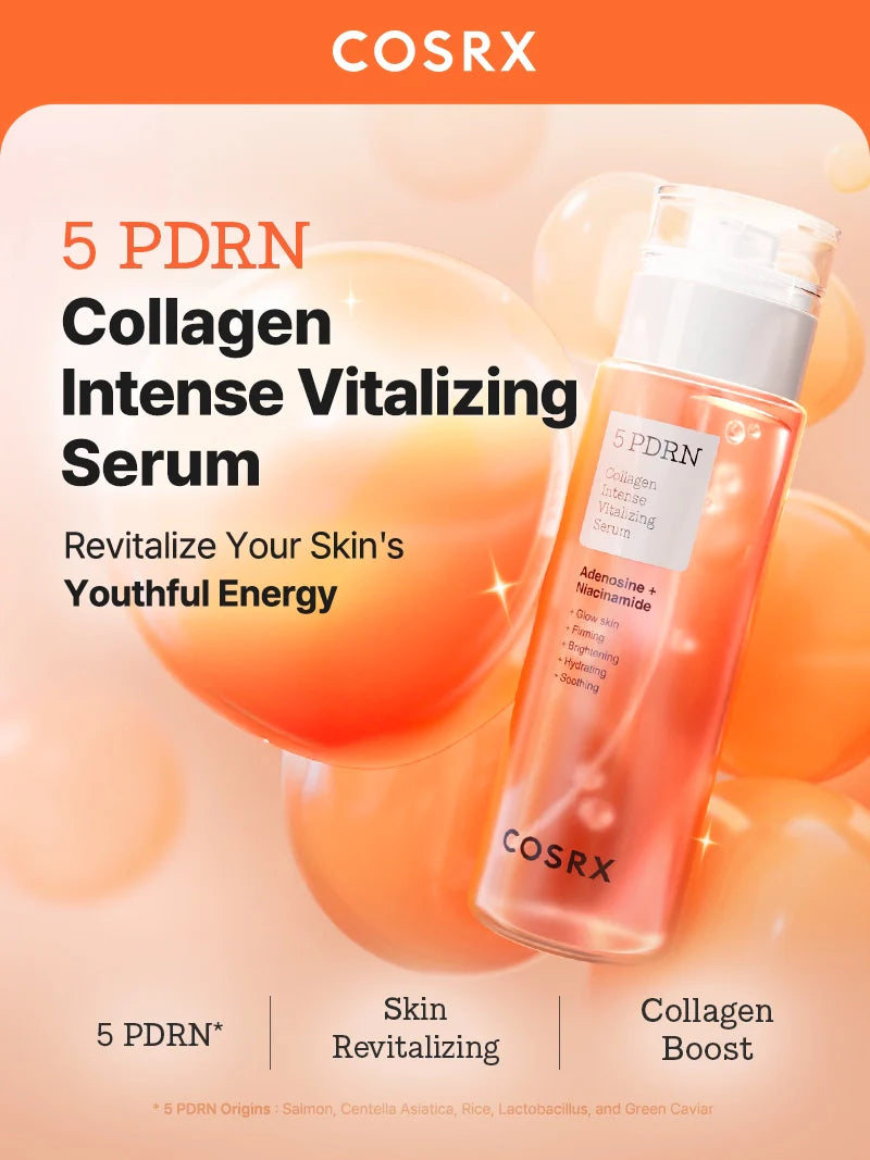 COSRX 5 PDRN Collagen Intense Vitalizing Serum — PDRN and collagen firm and revitalize skin
