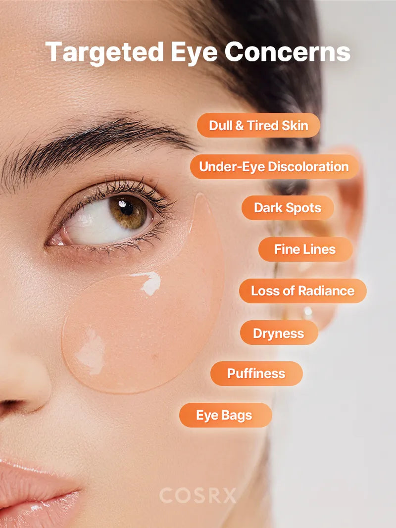 COSRX 5 PDRN Collagen Vitalizing Hydrogel Eye Patch — smooth the look of fine lines around the eyes