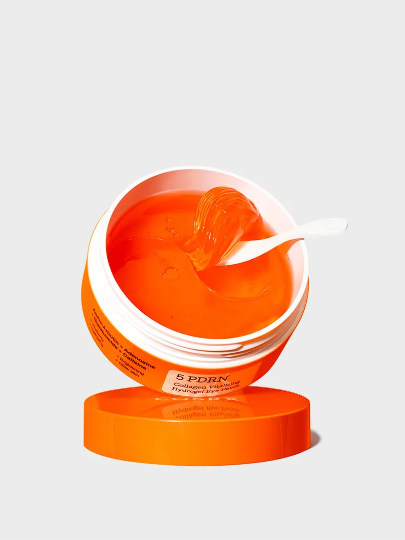 COSRX 5 PDRN Collagen Vitalizing Hydrogel Eye Patch — PDRN and collagen hydrogel eye patches
