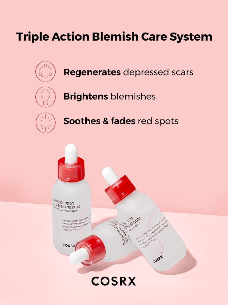 COSRX AC Collection Blemish Spot Clearing Serum — helps fade post-blemish marks
