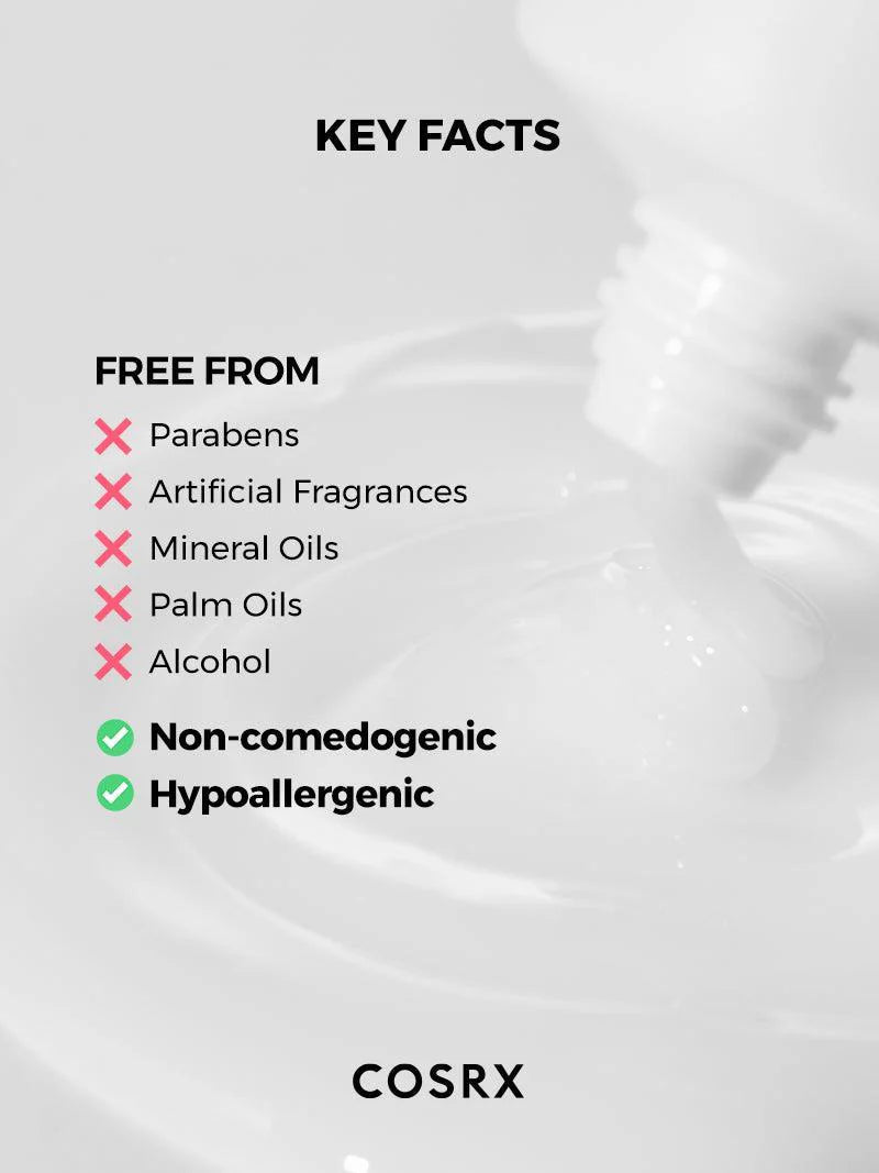 COSRX AC Collection Lightweight Soothing Moisturizer — how to use: apply as the last step of skincare