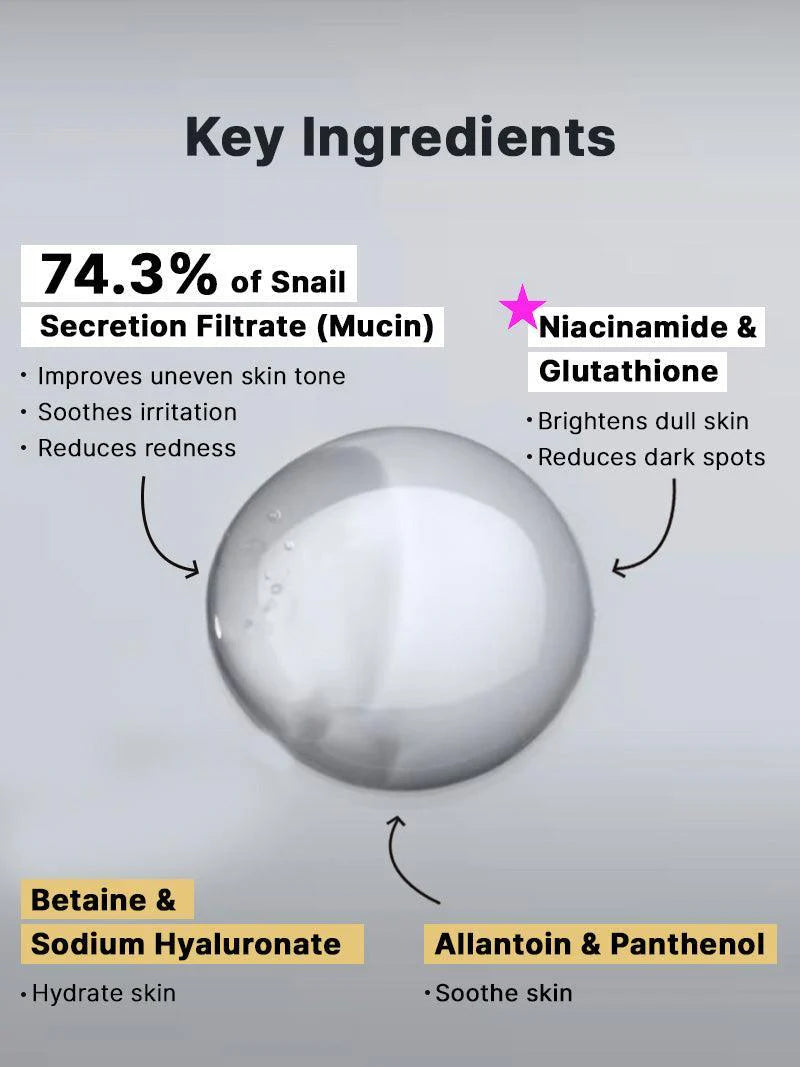 COSRX Advanced Snail Radiance Dual Essence — dual formula hydrates and brightens in one