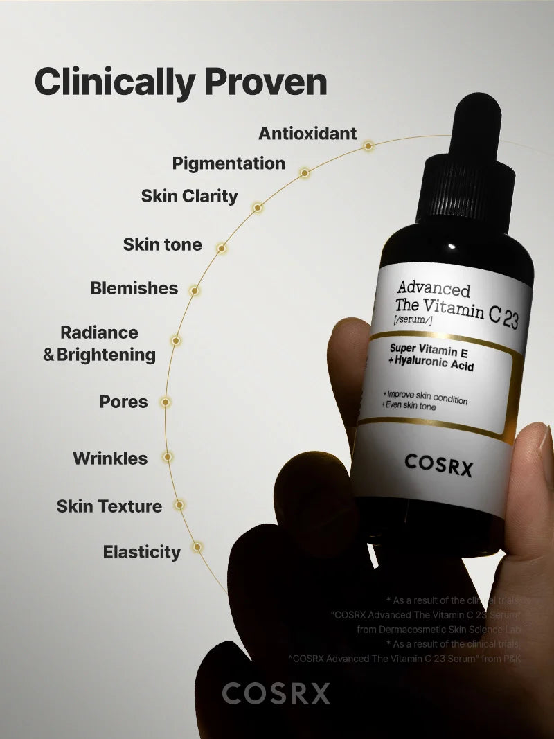 COSRX Advanced The Vitamin C 23 Serum — antioxidant care defends against dullness