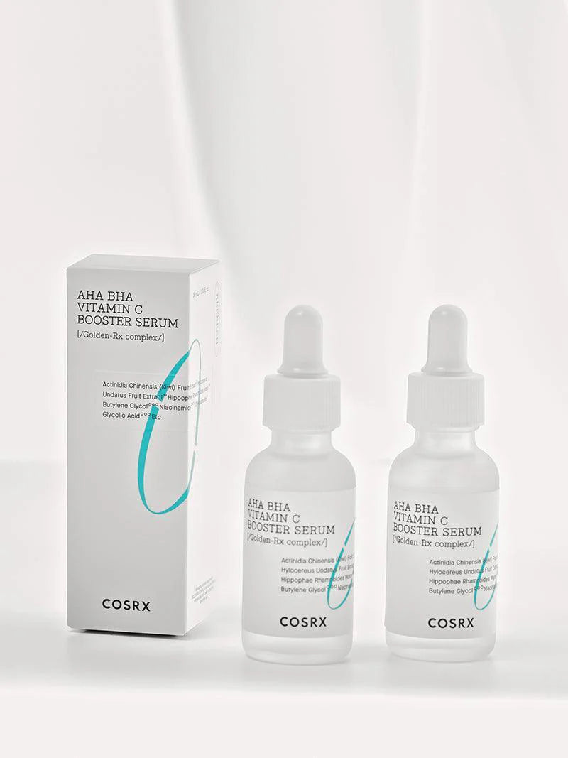 COSRX AHA BHA Vitamin C Booster Serum — low-strength formula for gentle daily care