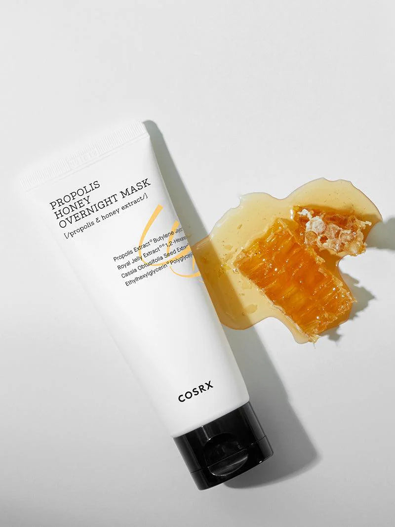 COSRX Full Fit Propolis Honey Overnight Mask — propolis and honey deeply nourish dull skin