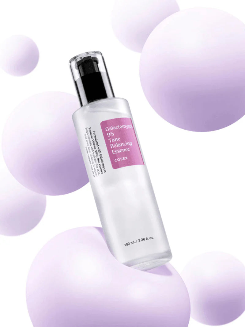 COSRX Galactomyces 95 Tone Balancing Essence — how to use: apply after toner, patting in until absorbed