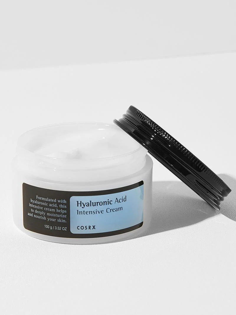 COSRX Hyaluronic Hydra Intensive Cream — rich cream melts in without greasiness