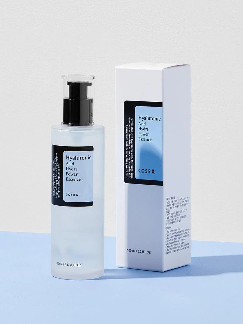 COSRX Hyaluronic Hydra Power Essence — hyaluronic acid drenches skin in moisture
