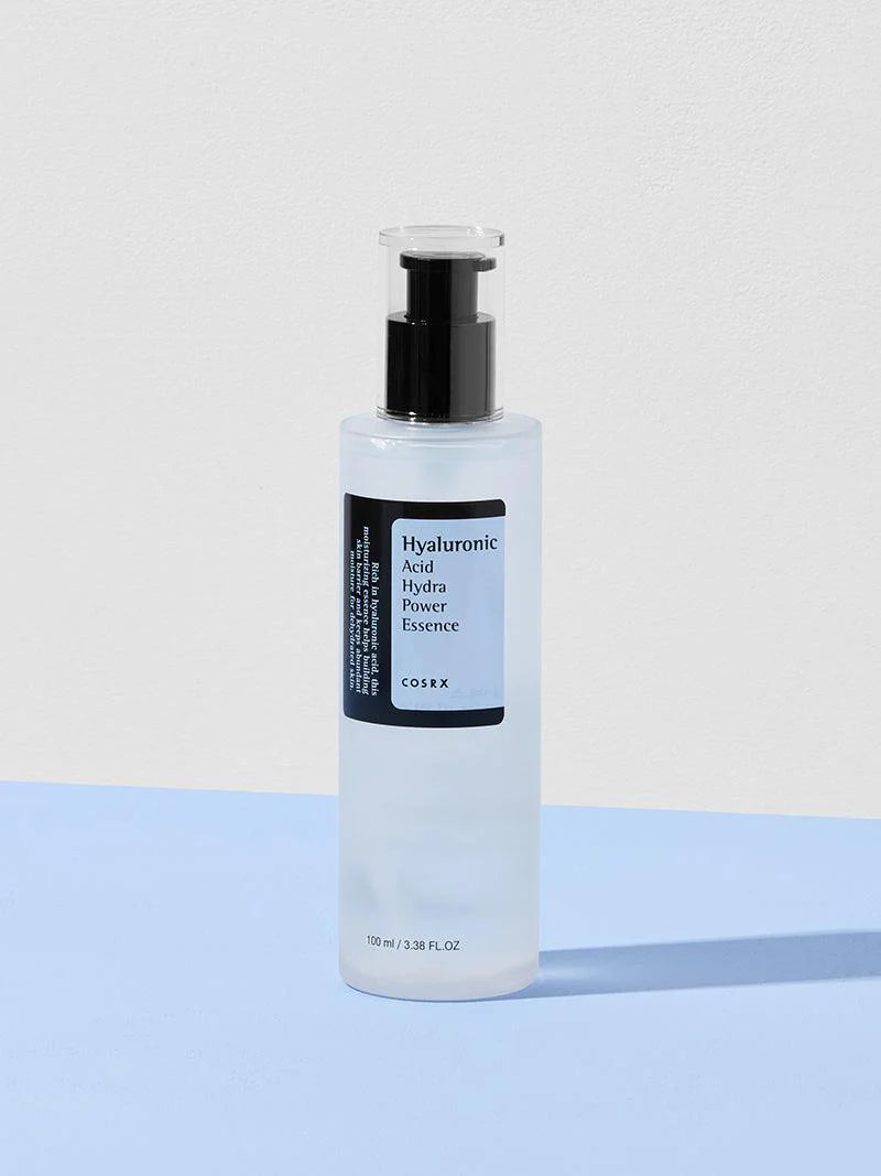 COSRX Hyaluronic Hydra Power Essence — plumps skin for a smooth, dewy finish