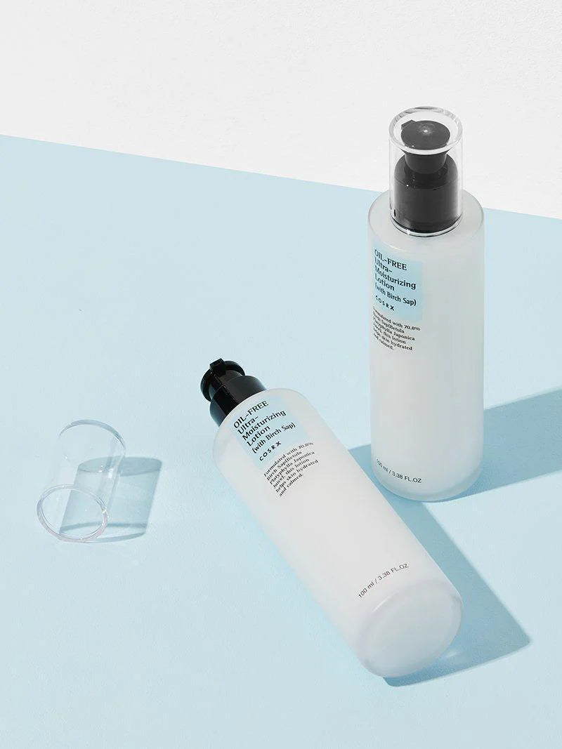 COSRX Oil Free Ultra Moisturizing Lotion — oil-free formula hydrates without greasiness