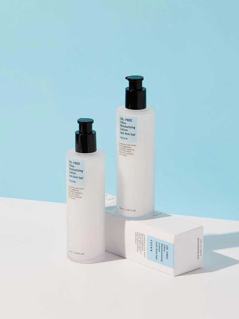 COSRX Oil Free Ultra Moisturizing Lotion — birch sap soothes and refreshes skin