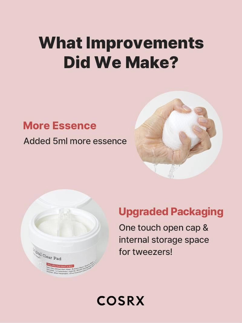 COSRX One Step Original Clear Pad — tea tree soothes blemish-prone skin