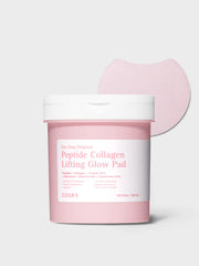 COSRX One Step Original Peptide Collagen Lifting Glow Pad — peptide and collagen lifting toner pads