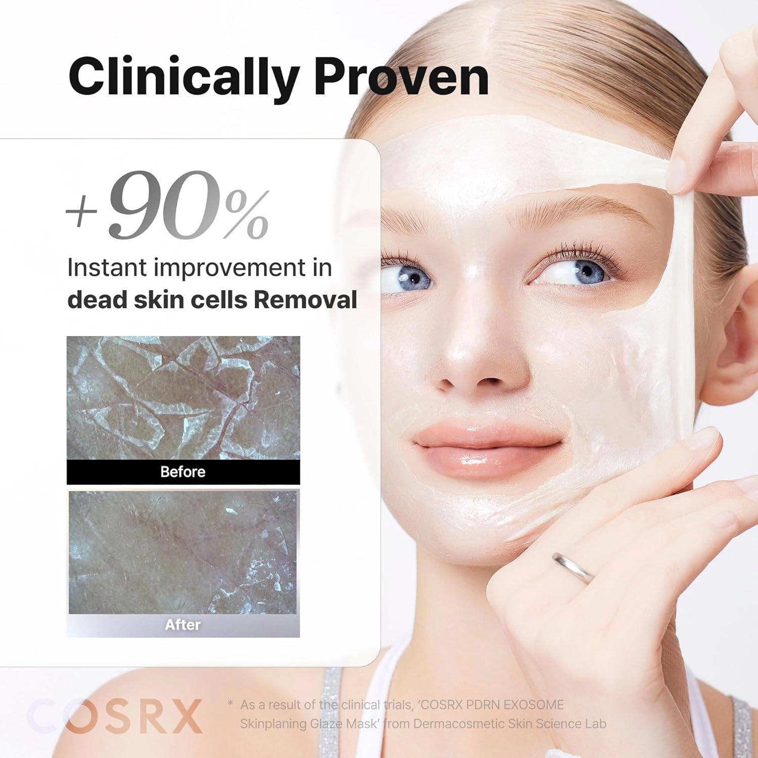 COSRX PDRN Exosome Skin Plaining Glaze Mask — drenches skin in deep moisture