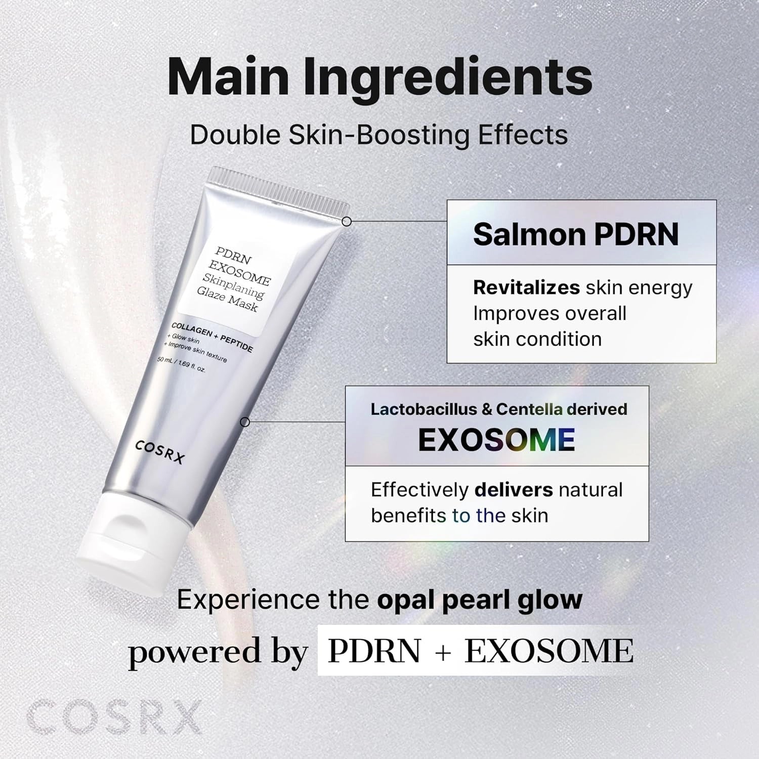 COSRX PDRN Exosome Skin Plaining Glaze Mask — use as a wash-off or leave-on glaze mask