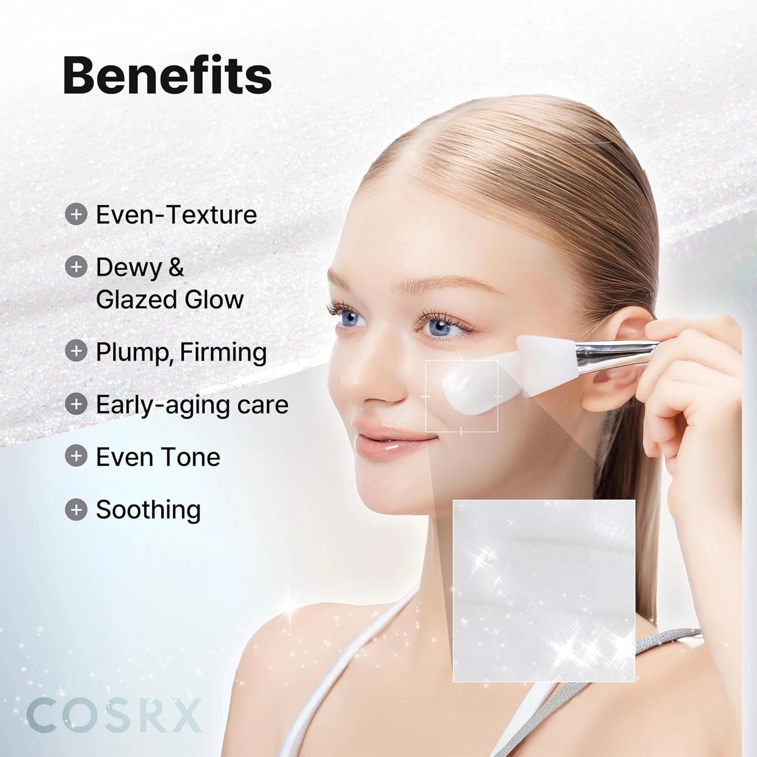 COSRX PDRN Exosome Skin Plaining Glaze Mask — plumps skin for a healthy, bouncy look