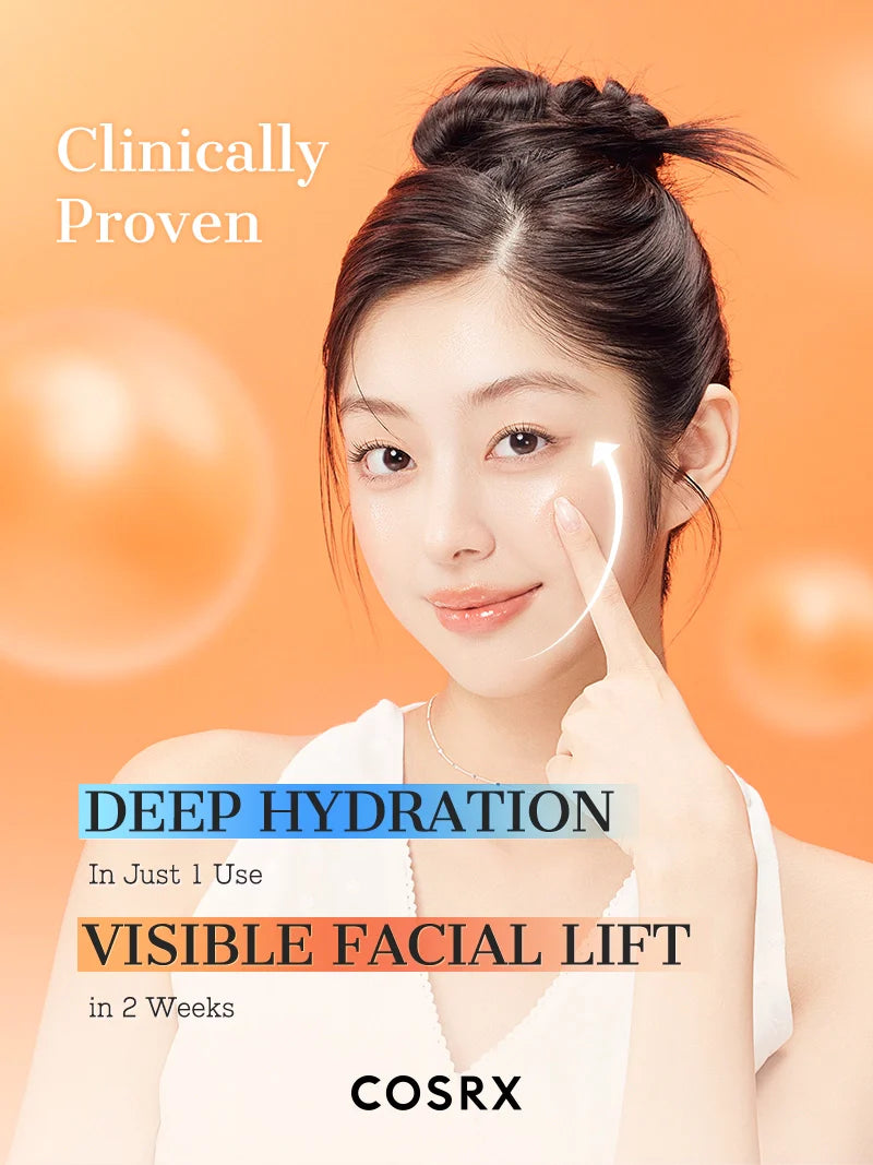 COSRX PDRN Hyaluronic Acid Vital Hydrating Hydrogel Mask — soothes and comforts stressed skin