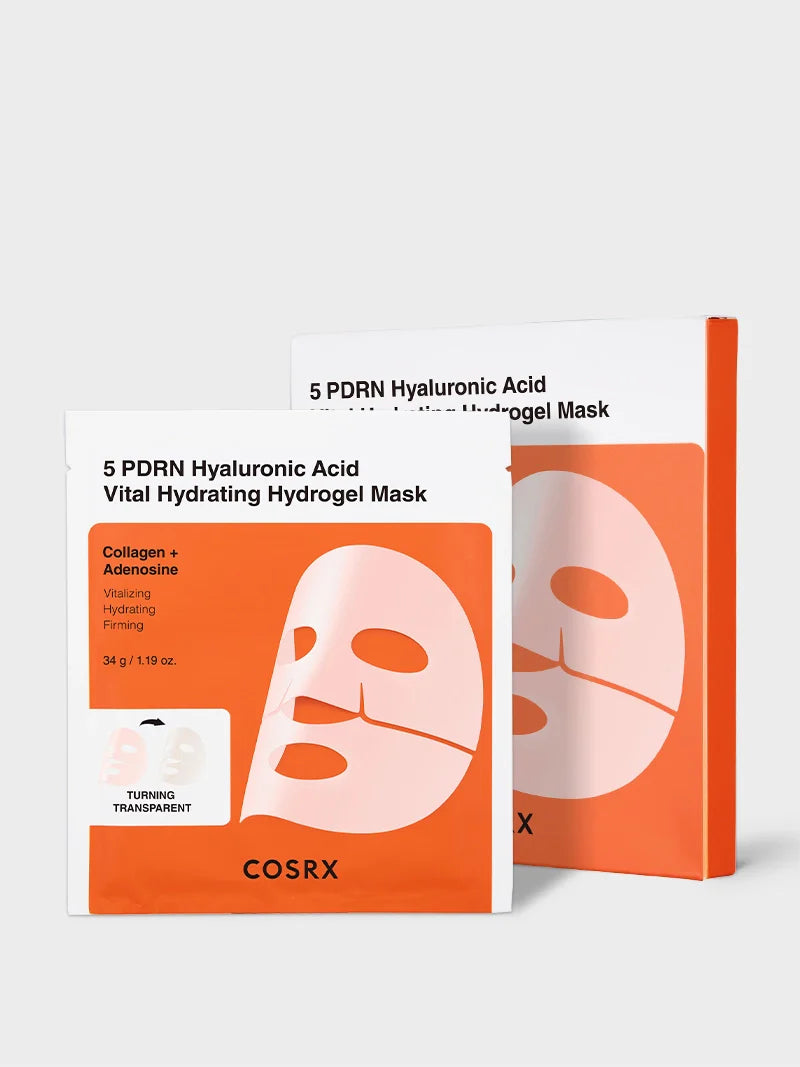 COSRX PDRN Hyaluronic Acid Vital Hydrating Hydrogel Mask — PDRN and hyaluronic hydrating hydrogel mask