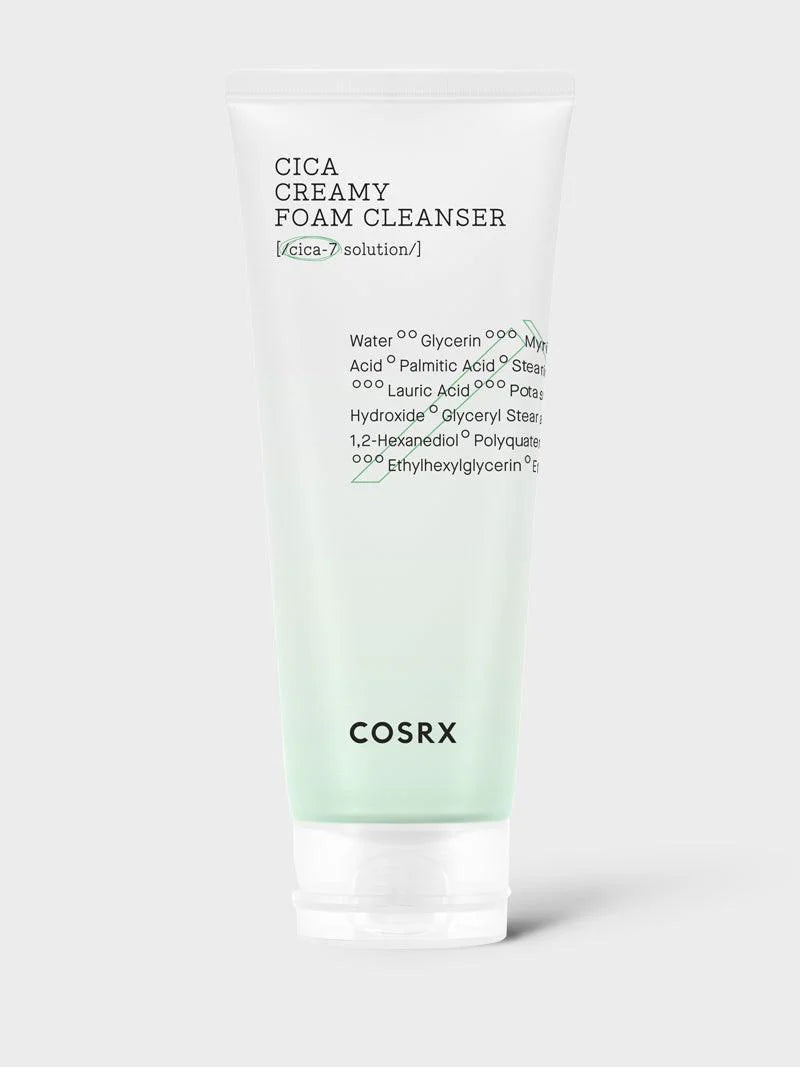 COSRX Pure Fit Cica Creamy Foam Cleanser — cica creamy foaming cleanser