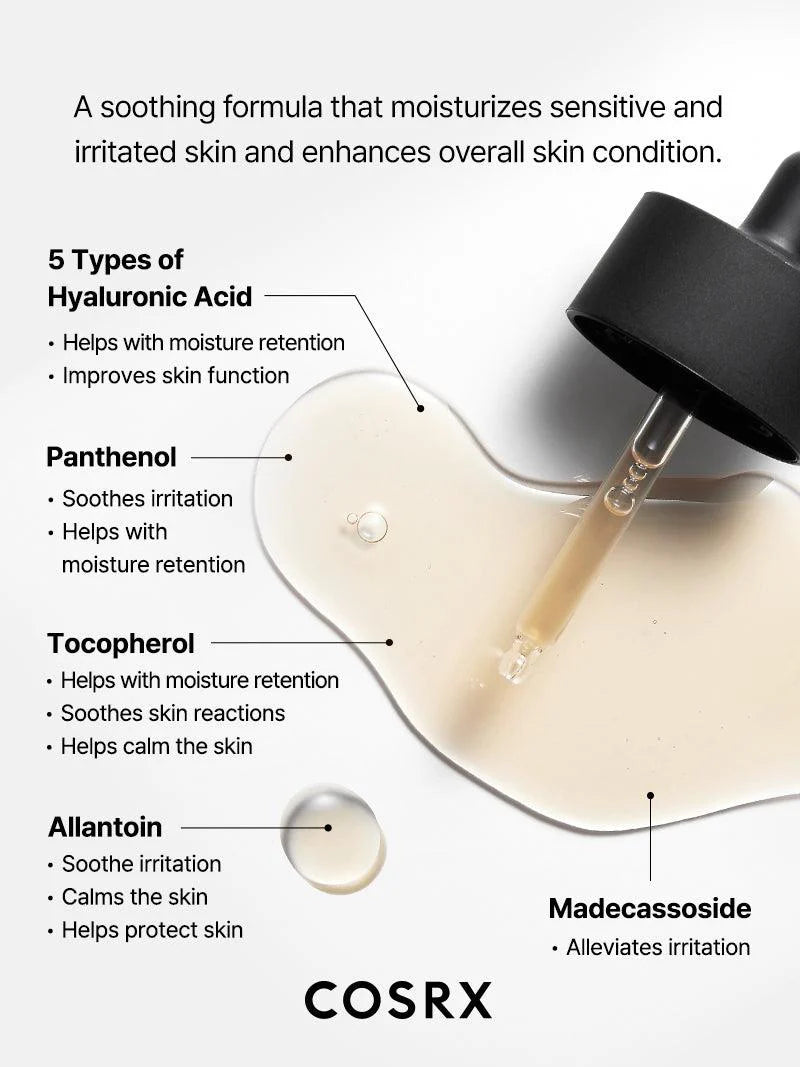 COSRX The Alpha-Arbutin 2 Discoloration Care Serum — how to use: apply a few drops after toner, AM and PM