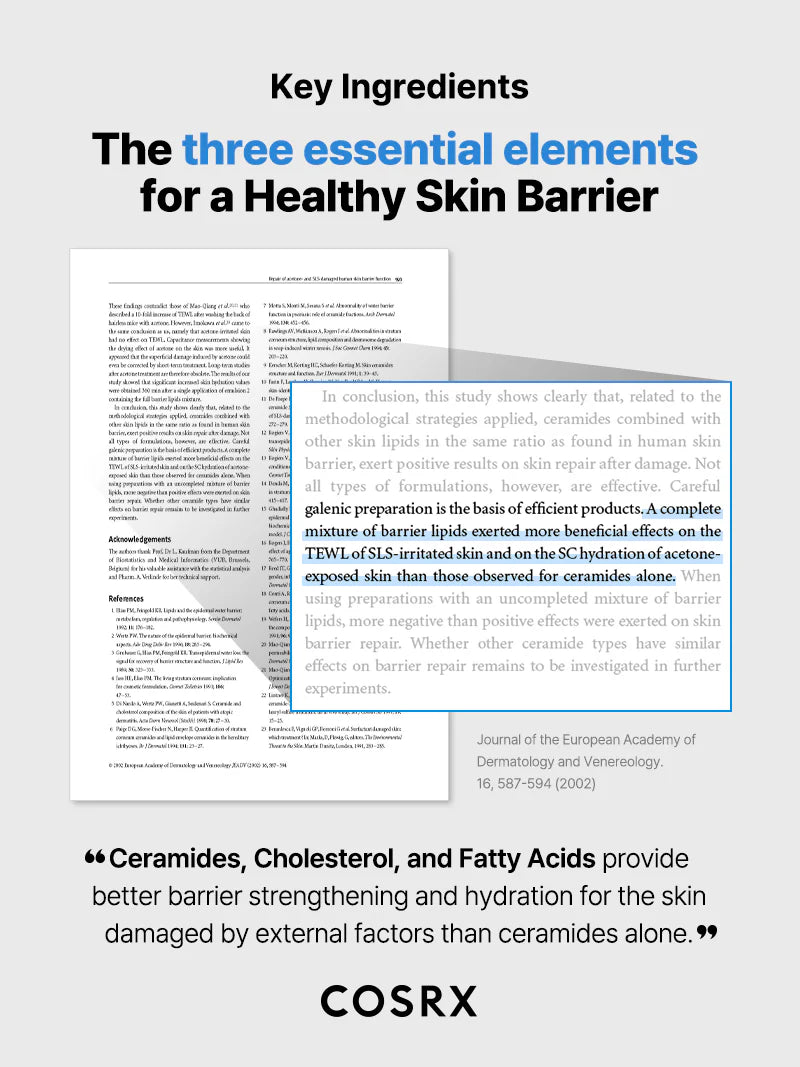 COSRX The Ceramide Skin Barrier Moisturizer — how to use: apply as the last step of skincare