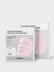 COSRX The Peptide Collagen Lifting Glow Hydrogel Mask — peptide and collagen lifting hydrogel mask