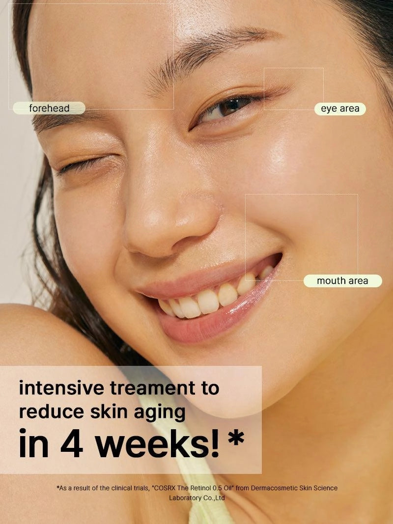COSRX The Retinol 0.5 Oil — dropper lets you control the exact dose