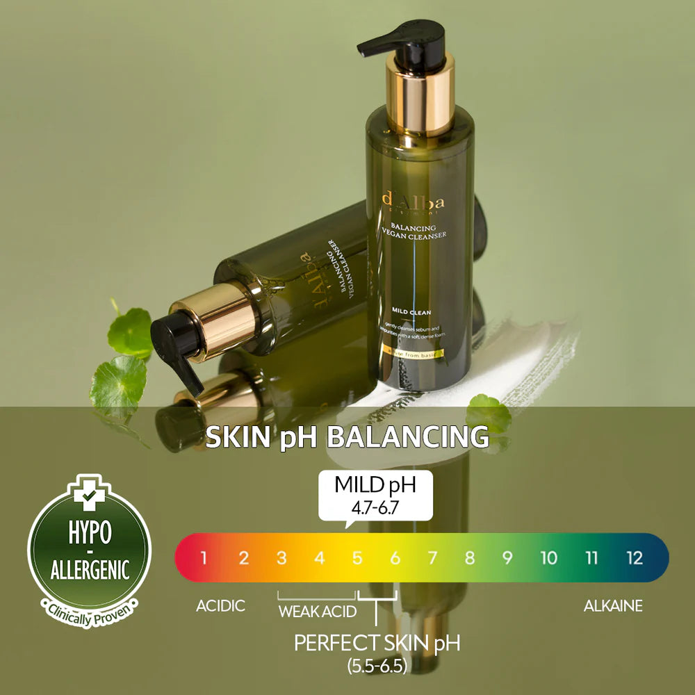 d'Alba Balancing Vegan Cleanser — gel texture
