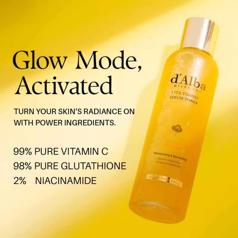 d'Alba Piedmont Vita Toning Serum Toner — front view