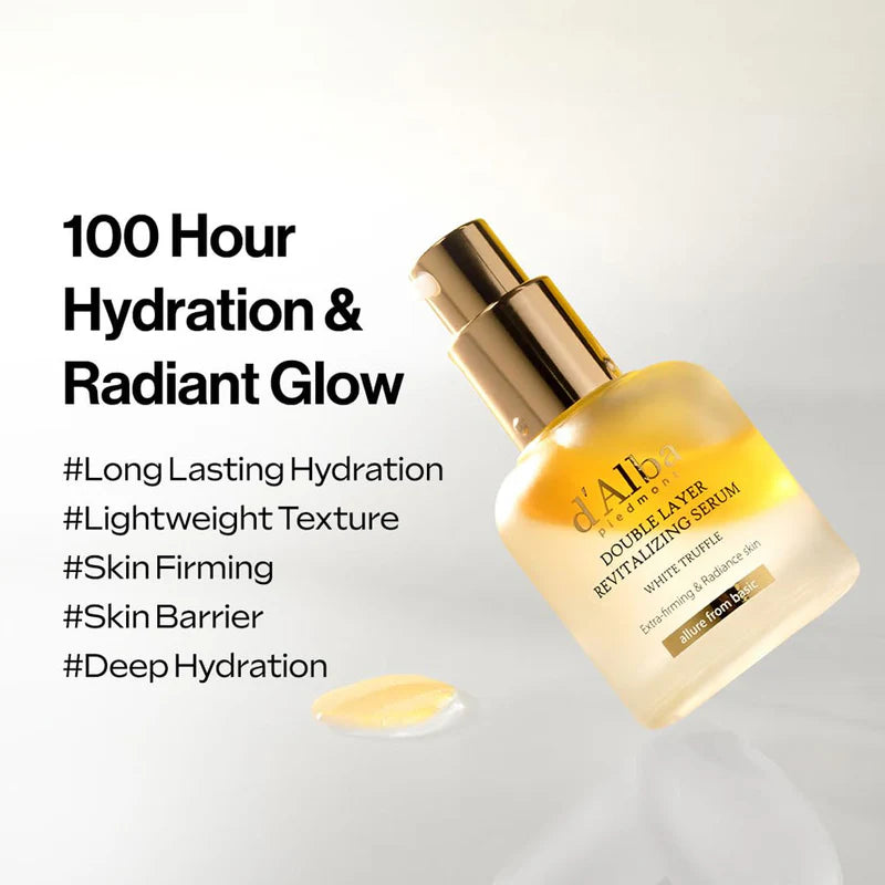 d'Alba Piedmont White Truffle Double Layer Revitalizing Serum — serum texture