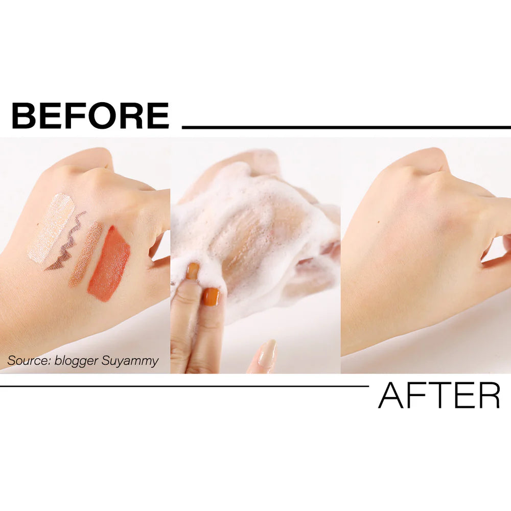 d'Alba White Truffle Deep Clean Foam Cleanser — foam texture