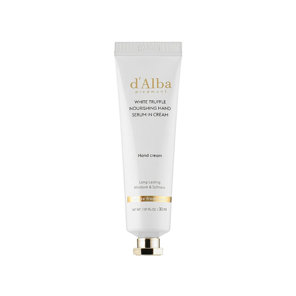 d'Alba White Truffle Nourishing Hand Serum in Cream