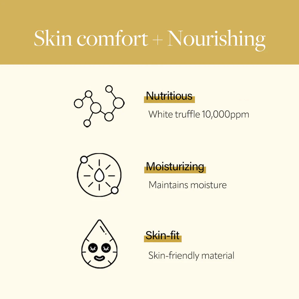 d'Alba White Truffle Nourishing Treatment Mask — mask texture