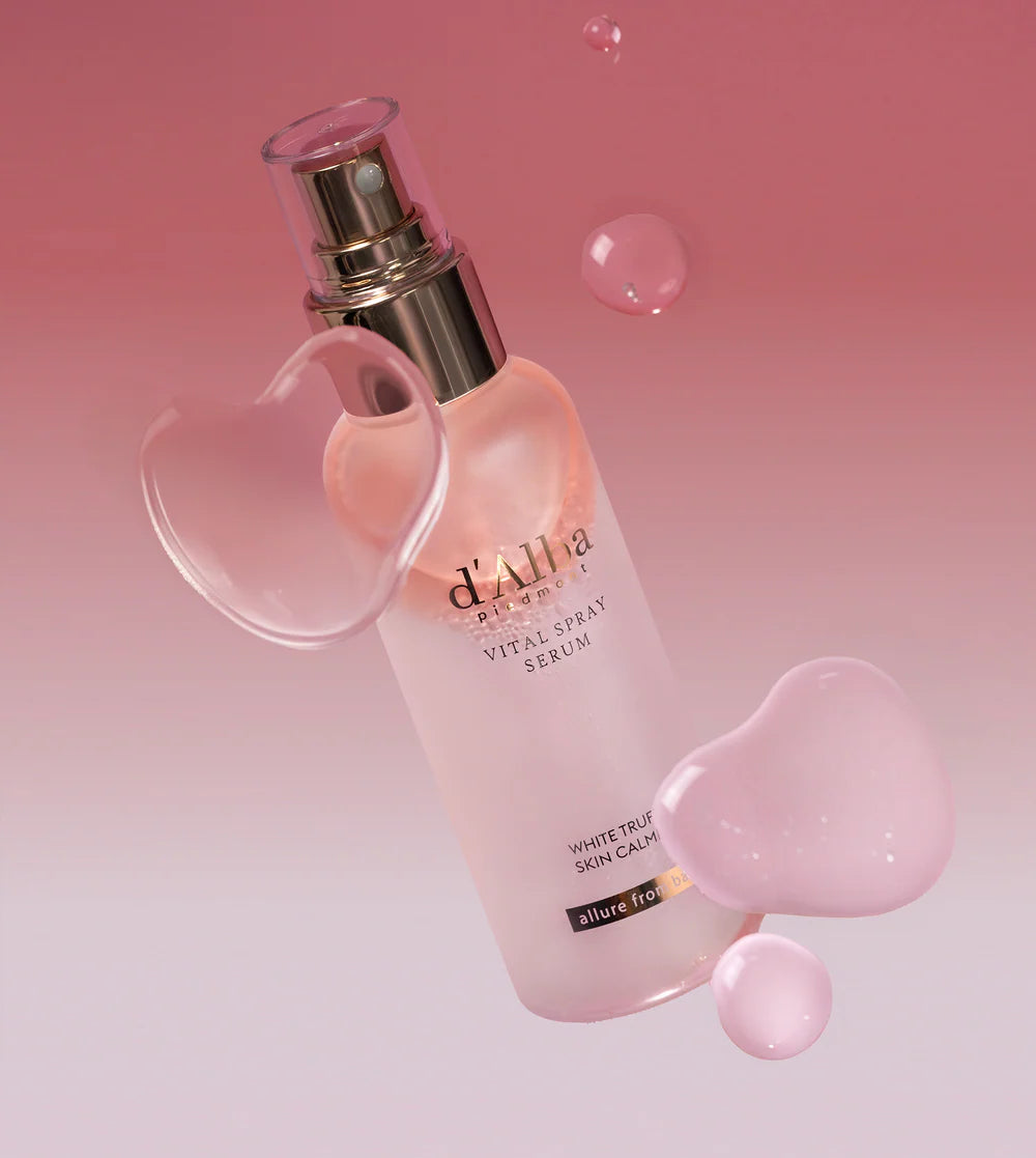 d'Alba White Truffle Vital Spray Serum — dewy glowing skin