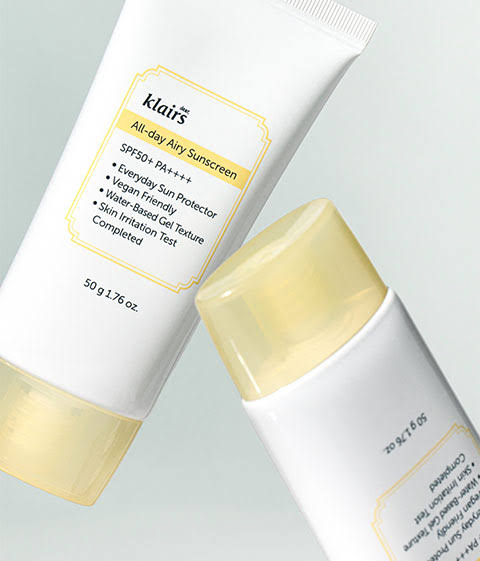 Dear Klairs All Day Airy Sunscreen — all day airy sunscreen