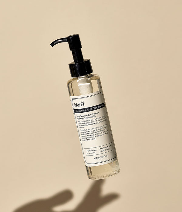 Dear Klairs Gentle Black Fresh Cleansing Oil — gentle black fresh cleansing oil