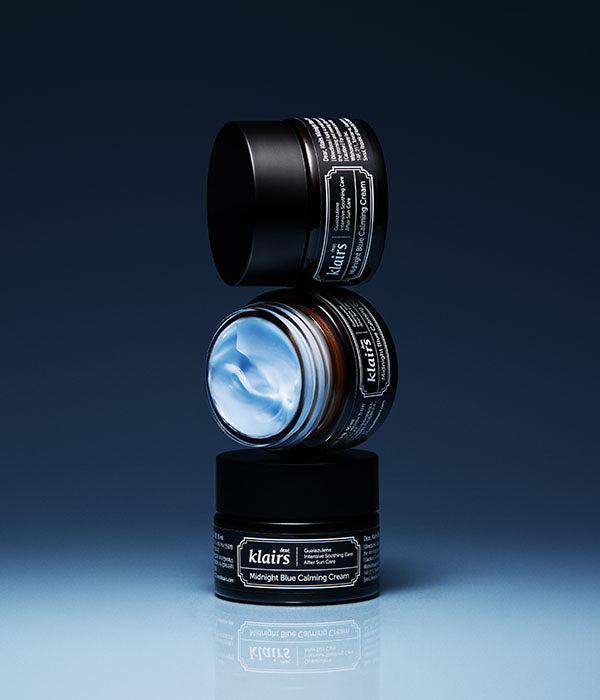 Dear Klairs Midnight Blue Calming Cream — helps strengthen the skin's moisture barrier