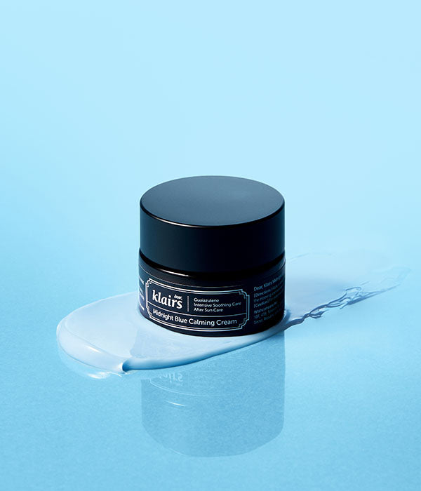 Dear Klairs Midnight Blue Calming Cream — powered by guaiazulene and ceramide