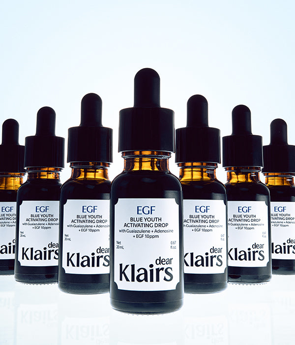 Dear Klairs Midnight Blue Youth Activating Drop — helps smooth the look of fine lines