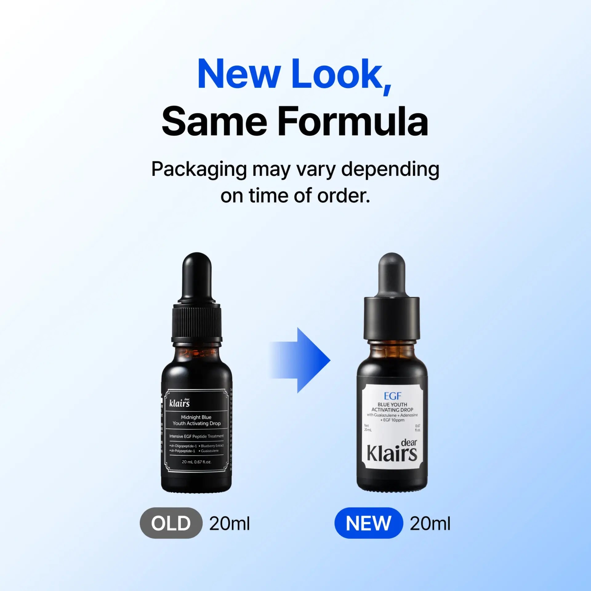 Dear Klairs Midnight Blue Youth Activating Drop — midnight blue youth activating serum