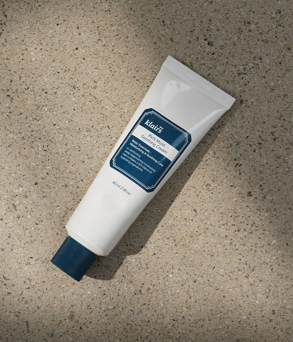Dear Klairs Rich Moist Soothing Cream — helps strengthen the skin's moisture barrier