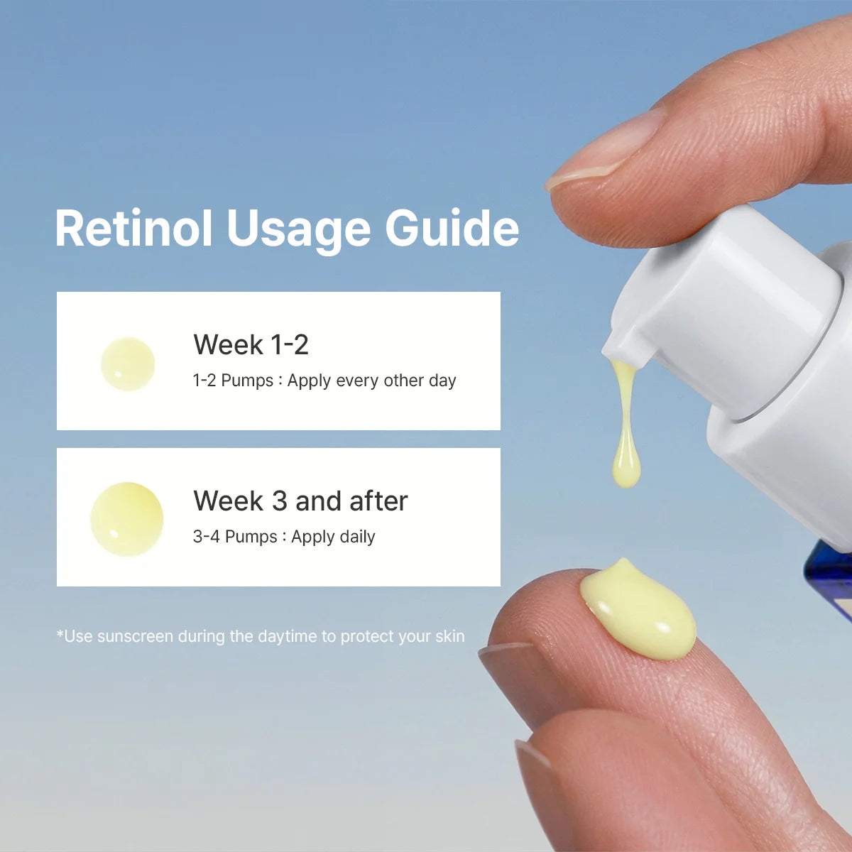 Dr. Althea 0.1 Gentle Retinol Serum — dropper for controlled application