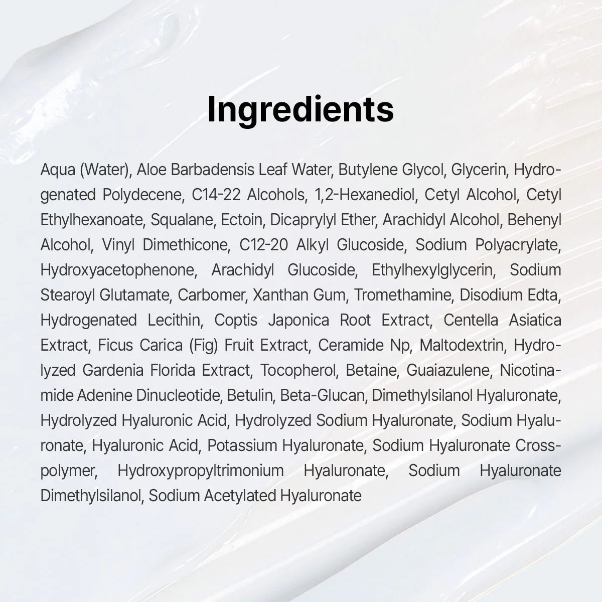 Dr. Althea 147 Barrier Cream — key barrier-supporting ingredients