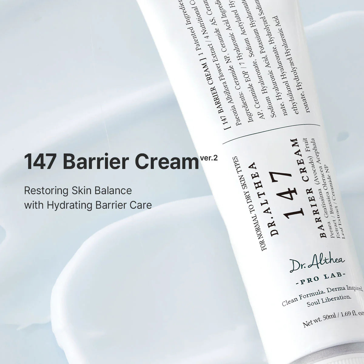 Dr. Althea 147 Barrier Cream — nourishing texture that melts into the skin